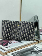 Load image into Gallery viewer, DR435 30 Montaigne Avenue Pouch with Flap / HIGHEST QUALITY VERSION / 12 x 7 x 1 inches