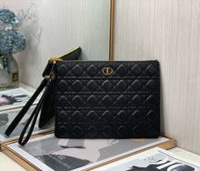 Load image into Gallery viewer, DR437 Large Dior Caro Daily Pouch / HIGHEST QUALITY VERSION / 12 x 8.5 inches