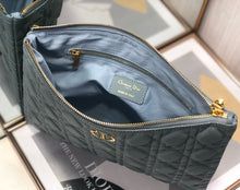 Load image into Gallery viewer, DR438 Large Dior Caro Daily Pouch / HIGHEST QUALITY VERSION / 12 x 8.5 inches
