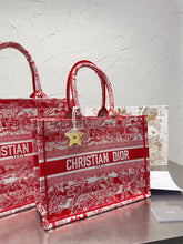 Load image into Gallery viewer, DR323 Medium/Large Dior Book Tote
