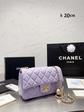 Load image into Gallery viewer, CC813 Classic Flap Bag / 5.1x7.8x2.7inch