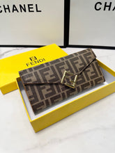 Load image into Gallery viewer, FF236 FF Diamonds Continental Wallet / 7.4x0.4x3.5inch