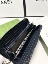 Load image into Gallery viewer, GC622 Ophidia GG Zip Around Wallet / 7.5"W x 4.5"H x 1"D