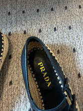 Load image into Gallery viewer, SE1664 Prada Nappa leather and Raffia Ballerinas / Size5-11