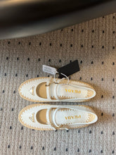 Load image into Gallery viewer, SE1665 Prada Nappa leather and Raffia Ballerinas / Size5-11