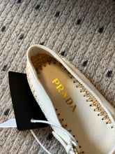 Load image into Gallery viewer, SE1665 Prada Nappa leather and Raffia Ballerinas / Size5-11