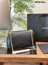 Load image into Gallery viewer, YSK364 CALYPSO Medium in Grained Lambskin / 11" x 8.7" x 4.7"