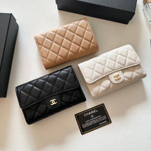 Load image into Gallery viewer, CC1435 Chanel Classic Flap Wallet / 15 x 10 cm