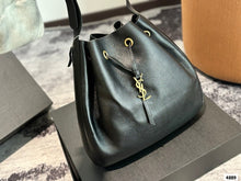 Load image into Gallery viewer, YSK365 Medium Bucket Bag in Calfskin / 12.2x13x6.1inch