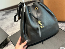 Load image into Gallery viewer, YSK365 Medium Bucket Bag in Calfskin / 12.2x13x6.1inch
