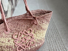 Load image into Gallery viewer, LWE032 Small Anagram Basket bag / 11x9.5inch