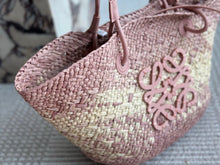 Load image into Gallery viewer, LWE032 Small Anagram Basket bag / 11x9.5inch