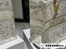 Load image into Gallery viewer, DR356 Medium/Large Dior Book Tote