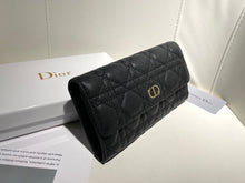 Load image into Gallery viewer, DR618 Dior Caro Long Wallet / 19 x 10.5 x 3.5 cm