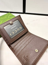 Load image into Gallery viewer, GC623 GG Medium Wallet with Bamboo / 5.1"W x 3.3"H x 0.8"D