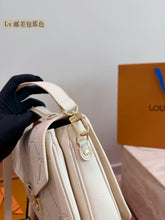 Load image into Gallery viewer, LB1483 LV Pochette Métis / White & Blue Monogram Empreinte / 25 cm