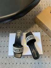Load image into Gallery viewer, SE1608 Dior Dway Heeled Slide 3.5cm(1.5inch) / Size4-11