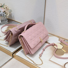 Load image into Gallery viewer, DR411 My Dior Top Handle Bag / 9.5x5.5x3inches