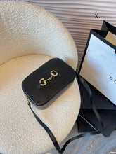 Load image into Gallery viewer, GC601 Gucci Horsebit 1955 Small Shoulder Bag / 7.9"W x 5.1"H x 2.4"D