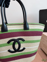 Load image into Gallery viewer, CC1441 Chanel Coco Beach Tote / Woven Multi / 48 x 29 cm