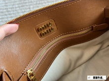 Load image into Gallery viewer, MIU002 Aventure Nappa Leather Top-handle Bag / 6.7x13x4.3inch