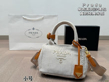 Load image into Gallery viewer, PD354 Linen Blend Small/Large Handbag