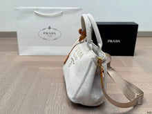 Load image into Gallery viewer, PD354 Linen Blend Small/Large Handbag