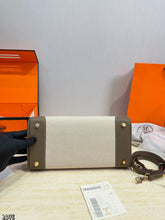 Load image into Gallery viewer, HM193 Hermes Birkin 30 / Canvas & Leather Trim / 30 x 21 cm