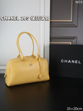 Load image into Gallery viewer, CC1446 CHANEL 26S Bowling Bag / Long Handle / 35 x 20 cm