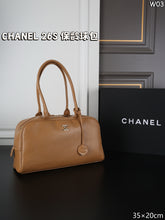 Load image into Gallery viewer, CC1446 CHANEL 26S Bowling Bag / Long Handle / 35 x 20 cm