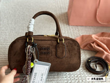 Load image into Gallery viewer, MIU004 Small/Medium Arcadie Suede Leather Bag