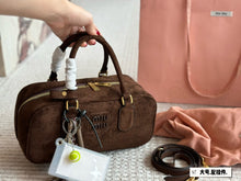 Load image into Gallery viewer, MIU004 Small/Medium Arcadie Suede Leather Bag