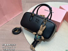 Load image into Gallery viewer, MIU005 Arcadie Suede Leather Bag / 4.7x10.6x3.5inch