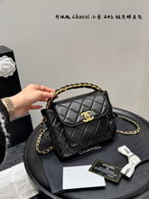 Load image into Gallery viewer, CC1122 Flap Bag with Top Handle / 8.3x5.9x2.4inch