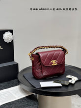 Load image into Gallery viewer, CC1122 Flap Bag with Top Handle / 8.3x5.9x2.4inch