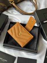 Load image into Gallery viewer, YSK384 CASSANDRE MATELASSÉ Flap Card Cases / HIGHEST QUALITY VERSION / 3.9x2.5x0.8inch