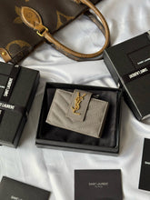 Load image into Gallery viewer, YSK386 CASSANDRE MATELASSÉ Flap Card Cases / HIGHEST QUALITY VERSION / 3.9x2.5x0.8inch