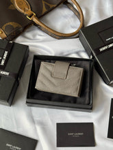 Load image into Gallery viewer, YSK386 CASSANDRE MATELASSÉ Flap Card Cases / HIGHEST QUALITY VERSION / 3.9x2.5x0.8inch