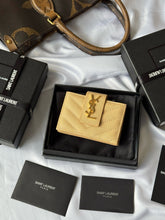 Load image into Gallery viewer, YSK387 CASSANDRE MATELASSÉ Flap Card Cases / HIGHEST QUALITY VERSION / 3.9x2.5x0.8inch