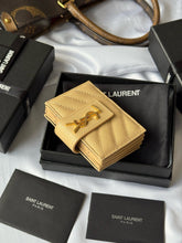 Load image into Gallery viewer, YSK387 CASSANDRE MATELASSÉ Flap Card Cases / HIGHEST QUALITY VERSION / 3.9x2.5x0.8inch