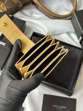 Load image into Gallery viewer, YSK387 CASSANDRE MATELASSÉ Flap Card Cases / HIGHEST QUALITY VERSION / 3.9x2.5x0.8inch