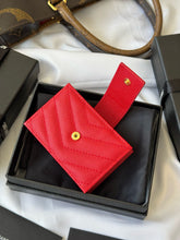 Load image into Gallery viewer, YSK388 CASSANDRE MATELASSÉ Flap Card Cases / HIGHEST QUALITY VERSION / 3.9x2.5x0.8inch