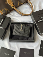 Load image into Gallery viewer, YSK389 CASSANDRE MATELASSÉ Flap Card Cases / HIGHEST QUALITY VERSION / 3.9x2.5x0.8inch