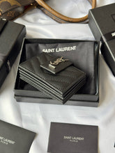 Load image into Gallery viewer, YSK389 CASSANDRE MATELASSÉ Flap Card Cases / HIGHEST QUALITY VERSION / 3.9x2.5x0.8inch