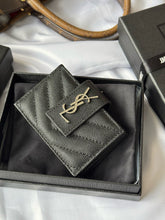 Load image into Gallery viewer, YSK388 CASSANDRE MATELASSÉ Flap Card Cases / HIGHEST QUALITY VERSION / 3.9x2.5x0.8inch