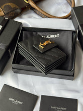 Load image into Gallery viewer, YSK391 CASSANDRE MATELASSÉ Flap Card Cases / HIGHEST QUALITY VERSION / 3.9x2.5x0.8inch