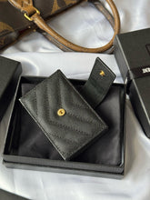 Load image into Gallery viewer, YSK391 CASSANDRE MATELASSÉ Flap Card Cases / HIGHEST QUALITY VERSION / 3.9x2.5x0.8inch