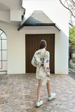 Load image into Gallery viewer, CLTH429 LV Doodle Print Bomber Jacket