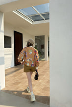Load image into Gallery viewer, CLTH430 LV Doodle Print Bomber Jacket