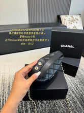 Load image into Gallery viewer, CC1453 Chanel Quilted Hobo Underarm Bag / 15 x 12 cm